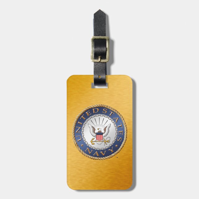 U.S. Navy Luggage Tag (Front Vertical)