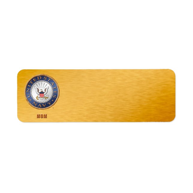 U.S. Navy Mom Address Label (Front)