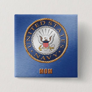 U.S. Navy Mom Button
