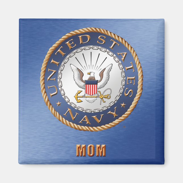 U.S. Navy Mom Magnet (Front)