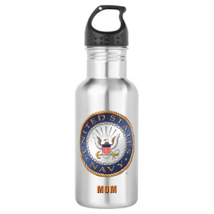 U.S. Navy Mom Water Bottle