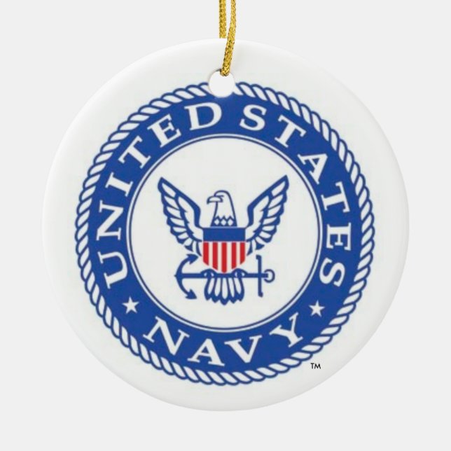 U.S. Navy® Naval Base San Diego Christmas Ornament (Front)