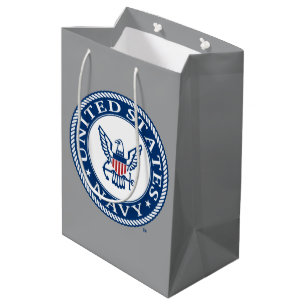 U.S. Navy Navy Alt Emblem Medium Gift Bag