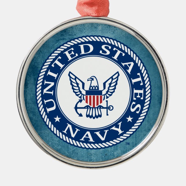 U.S. Navy | Navy Alt Emblem Metal Ornament (Front)
