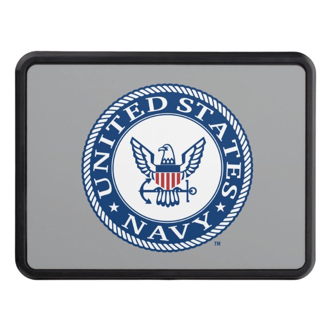 U.S. Navy | Navy Alt Emblem Trailer Hitch Cover (Front)