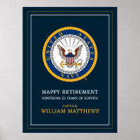 U.S. Navy | Navy Emblem | Happy Retirement