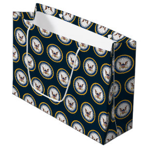 U.S. Navy   Navy Emblem Large Gift Bag