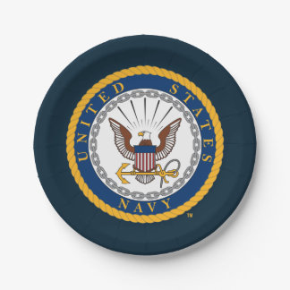 U.S. Navy | Navy Emblem Paper Plate