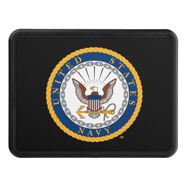U.S. Navy | Navy Emblem Trailer Hitch Cover (Front)