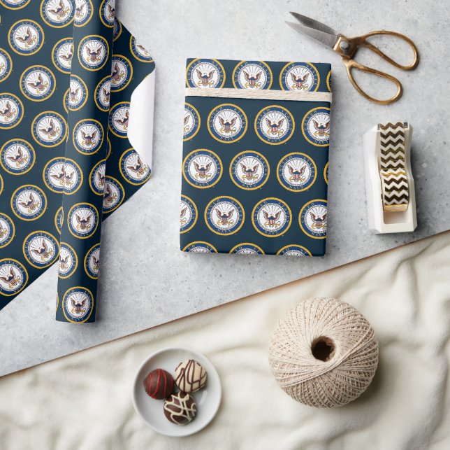 U.S. Navy | Navy Emblem Wrapping Paper (Crafts)