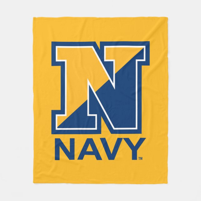 U.S. Navy | Navy Initial N Fleece Blanket (Front)