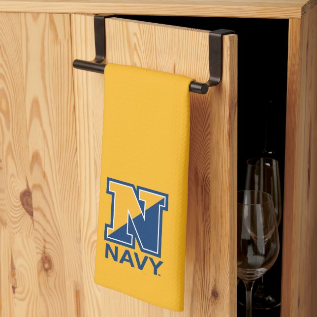 U.S. Navy | Navy Initial N Kitchen Towel (Thirds Fold)