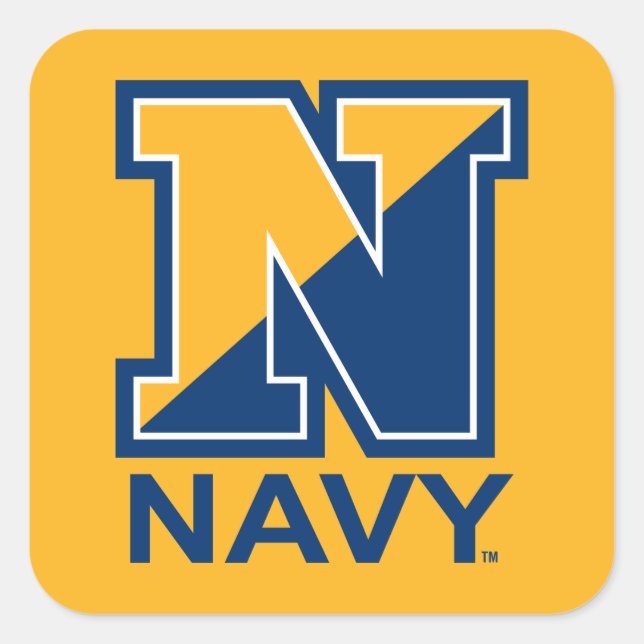 U.S. Navy | Navy Initial N Square Sticker (Front)