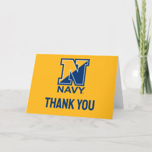 U.S. Navy   Navy Initial N Thank You Card