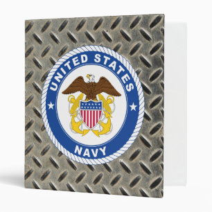 U.S. Navy   Officer Crest Binder