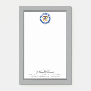 U.S. Navy Officer Crest Post-it Notes