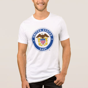 U.S. Navy   Officer Crest Tri-Blend Shirt