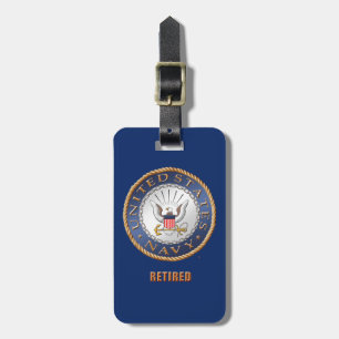 U.S. Navy Retired Luggage Tag