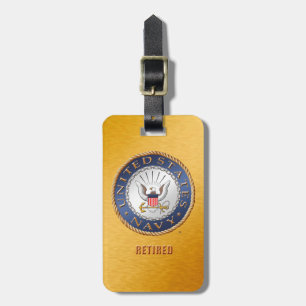 U.S. Navy Retired Luggage Tag