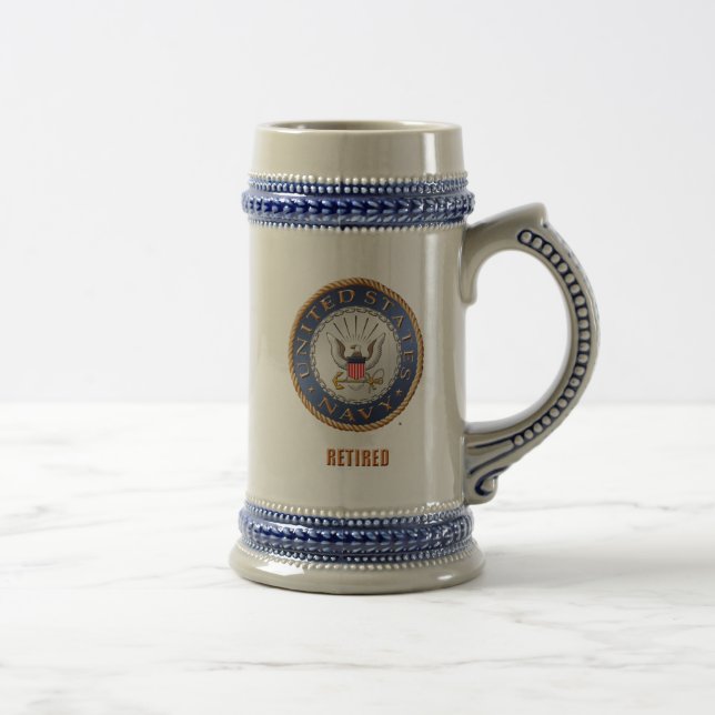 U.S. Navy Retired Stein (Right)