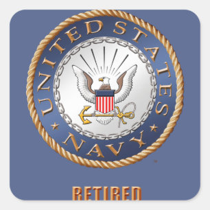 U.S. Navy Retired Sticker