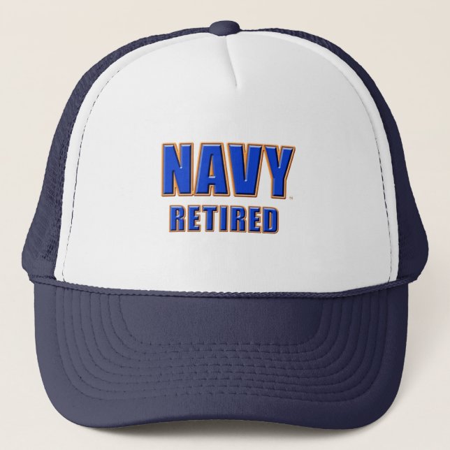 U.S. Navy Retired Trucker Hat (Front)