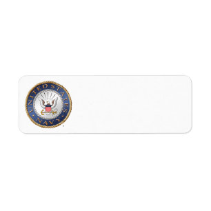 U.S. Navy Return Address Label