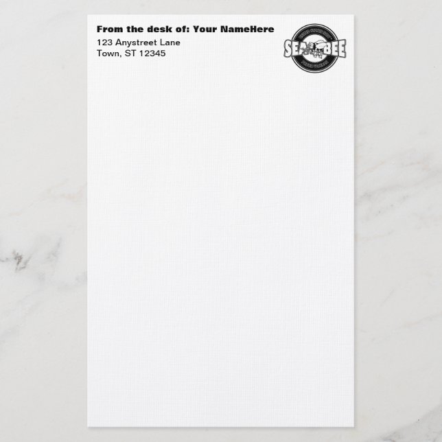 U.S. Navy Seabee Stationery (Front)