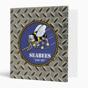 U.S. Navy   Seabees Binder