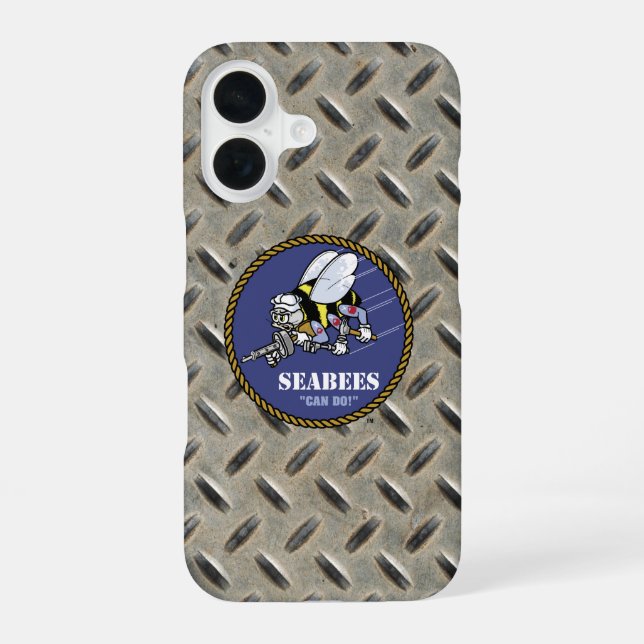 U.S. Navy | Seabees iPhone 16 Case (Back)