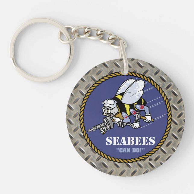 U.S. Navy | Seabees Keychain (Front)