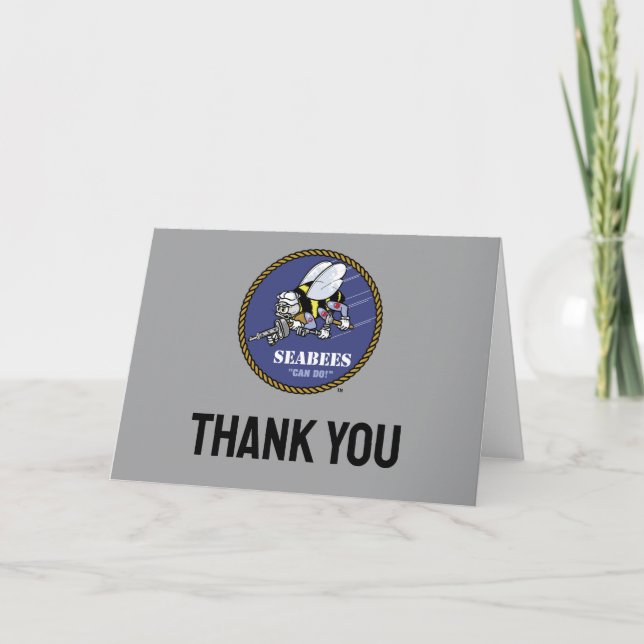 U.S. Navy | Seabees Thank You Card (Front)