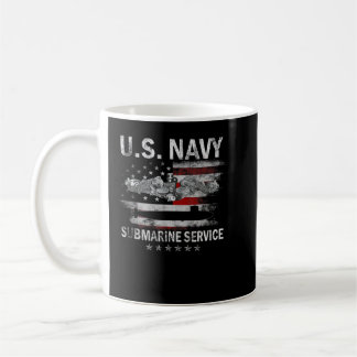 U.S Navy Submarines Silent Service Vintage Veteran Coffee Mug