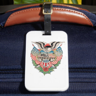 U.S. Navy Tattoo Luggage Tag