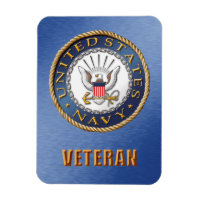 U.S. Navy Veteran Flexible Photo Magnet