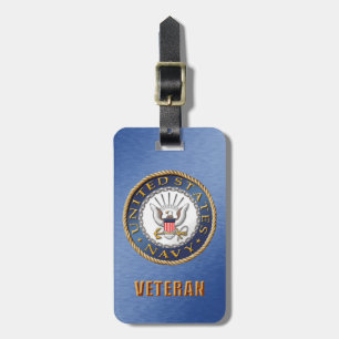 U.S. Navy Veteran Luggage Tag