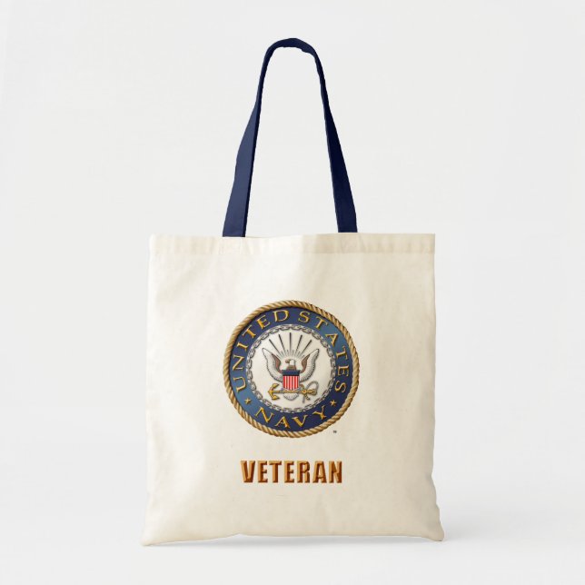 U.S. Navy Veteran Tote Bag