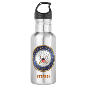 U.S. Navy Veteran Water Bottle