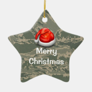 U.S. Ornement militaire de Joyeux Noël d'étoile de