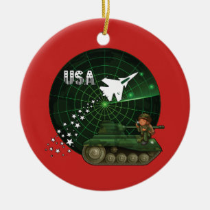 U.S. Ornement militaire de Noël d'armée de l'Arm