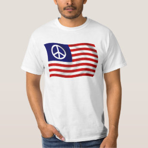 U.S. Peace Sign Flag Shirt