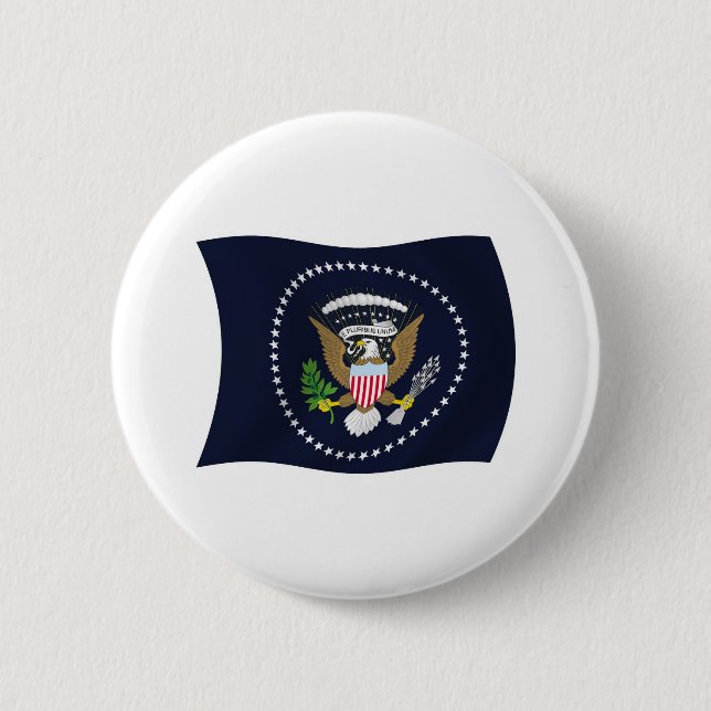 U.S. Presidential Seal Flag Button (Front)