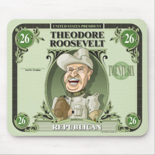 U.S. Presidents Mousepad: #26 Theodore Roosevelt Mouse Pad