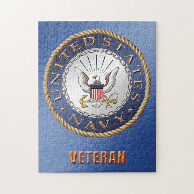 U.S. Puzzle de vétéran de marine (Vertical)