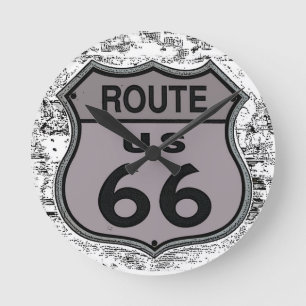 U.S. Route 66 Round Clock