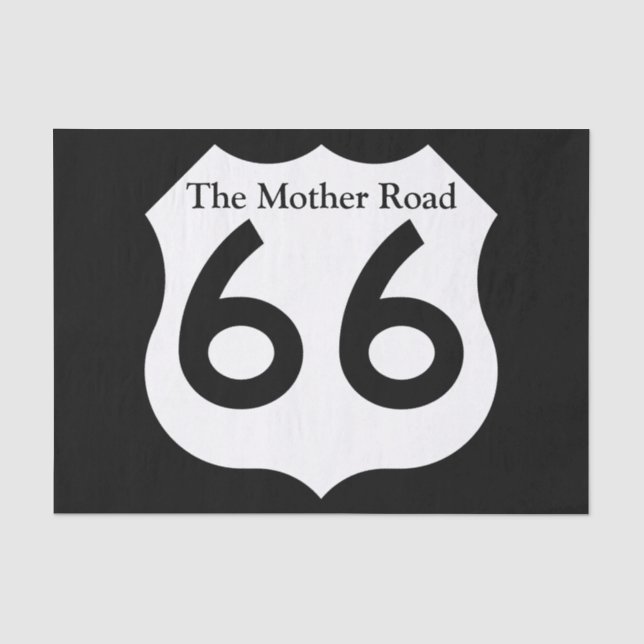 U.S. Route 66 Tissue Paper (Front)