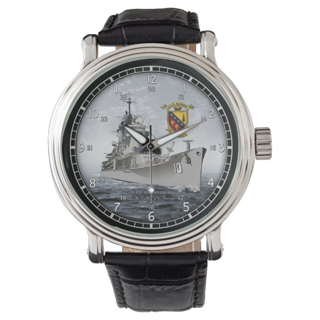 U S S Albany CG-10 wrist watch (Front)
