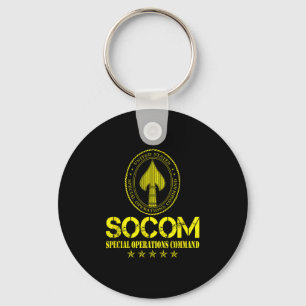 U.s Special Operations Command Socom Patriotic Vet Keychain