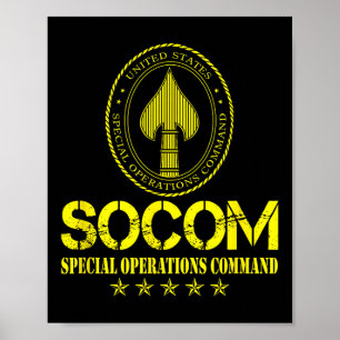 U.s Special Operations Command Socom Patriotic Vet Poster