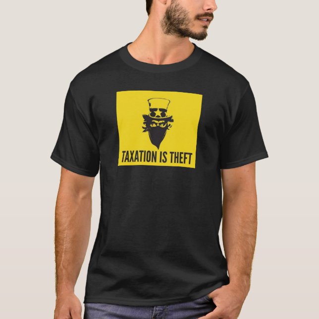 U.S. Taxation Is Theft T-Shirt (Front)